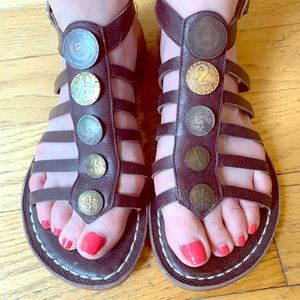 Bernardo Gladiator Coin Sandal